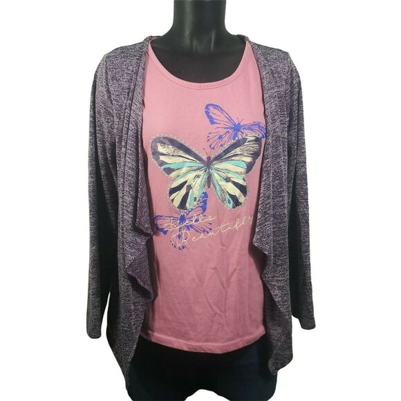 Route 66 Shirt Girls XXL - Cardigan / Shirt Combo - Picture 1 of 5